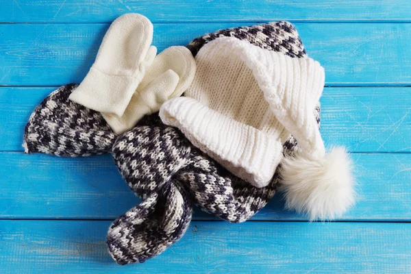 Winter children's clothing — Stock Photo, Image