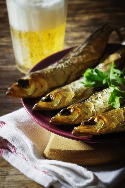 Smoked baltic herring — Stock Photo, Image