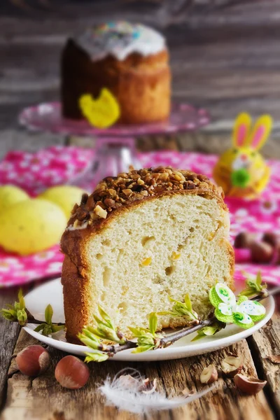 Bolo de Páscoa peça Imagem De Stock