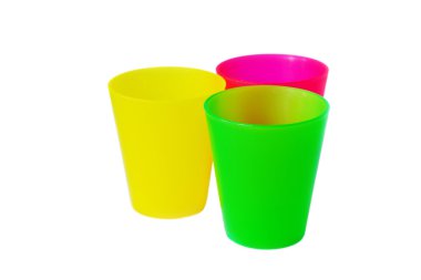 renkli plastik bardak limonata 