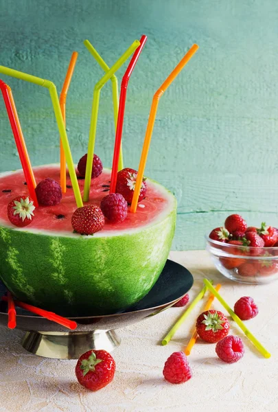 Half of ripe watermelon — Stock Photo, Image