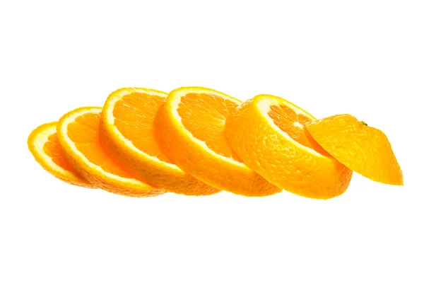Oranžové izolované na bílém pozadí. — Stock fotografie