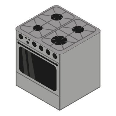 Yemek tabağı, fırınlı metal tabak ve dört yakıcı.