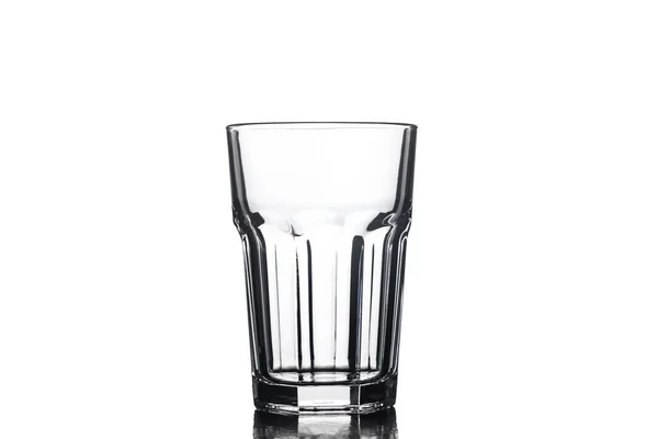 Leeres Highball Glas Auf Weißem Hintergrund Isoliert Stockfoto