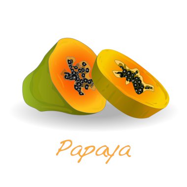 taze ve lezzetli papaya