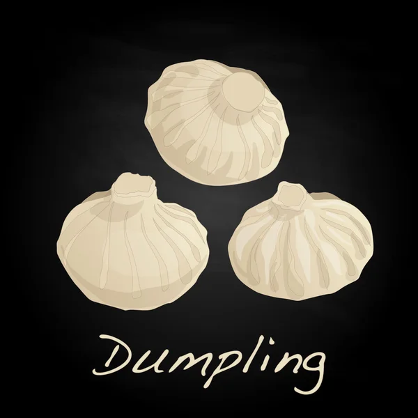 Illustration vectorielle de Dumpling . — Image vectorielle
