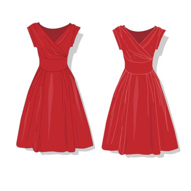 Zarif elbise. Kadın giyim.