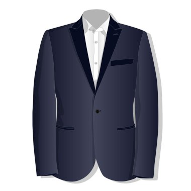 Ceket. Giyim koleksiyonu. Vektör.