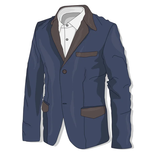 Chaqueta. Colección de ropa. Vector . — Vector de stock