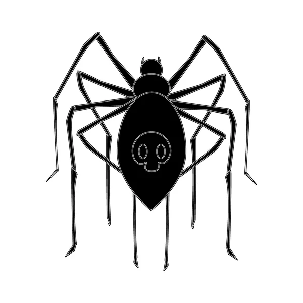 Spinne — Stockvektor