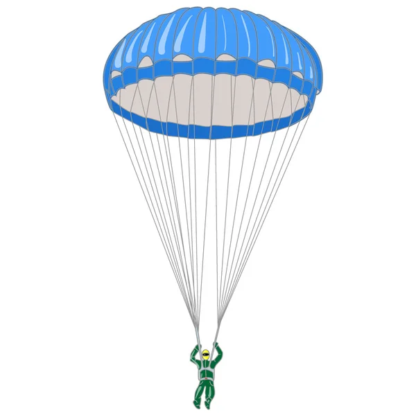 Paracaídas — Vector de stock