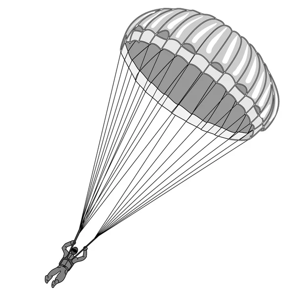 Parachute — Image vectorielle