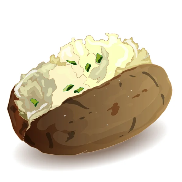 Patates Barbekü vektör