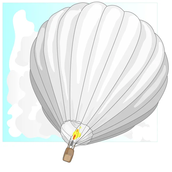 Hot Air Balloon / montgolfier vector — Stock Vector