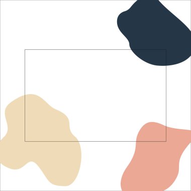 Metin için çerçeve ile soyut arkaplan boşluğu.