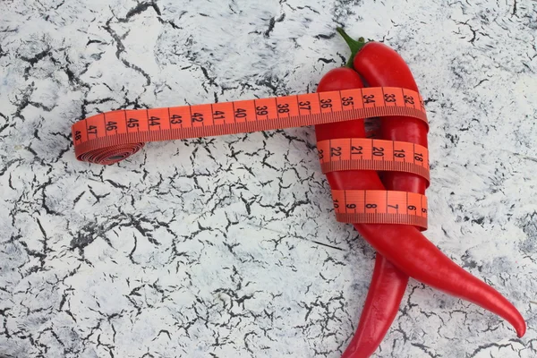 Pimiento rojo adelgazante —  Fotos de Stock