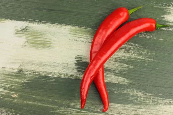 Two red peppers — Stock Photo, Image
