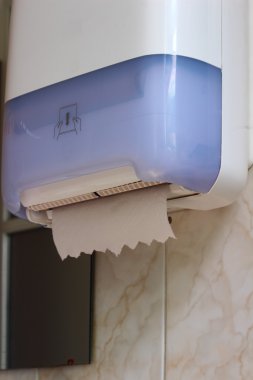 Dispenser for toilet paper clipart