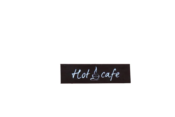 Kawiarnia hot napis — Zdjęcie stockowe