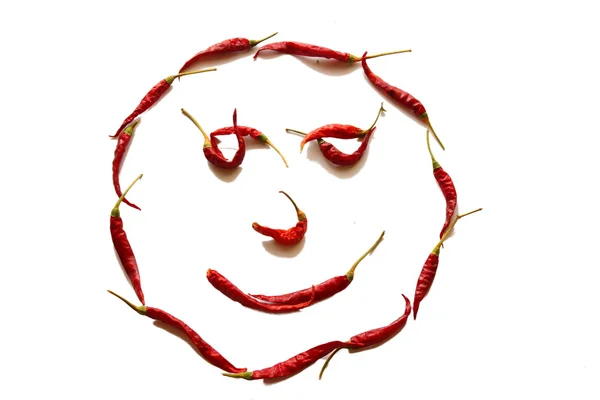 Red smiley face — Stock Photo, Image