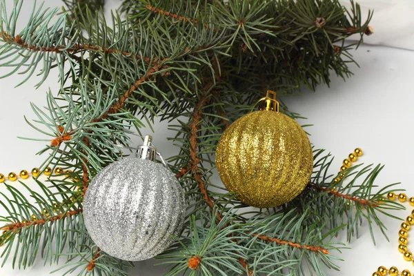 Bright Christmas decorations — Stock Photo, Image