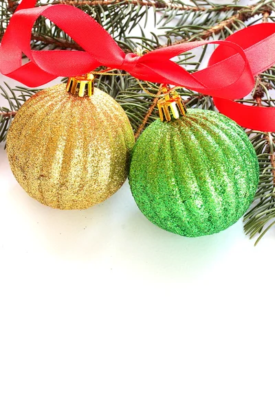 Bolas de Natal brilhantes — Fotografia de Stock