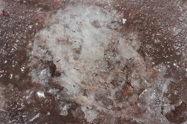 Текстура льда на улице — стоковое фото