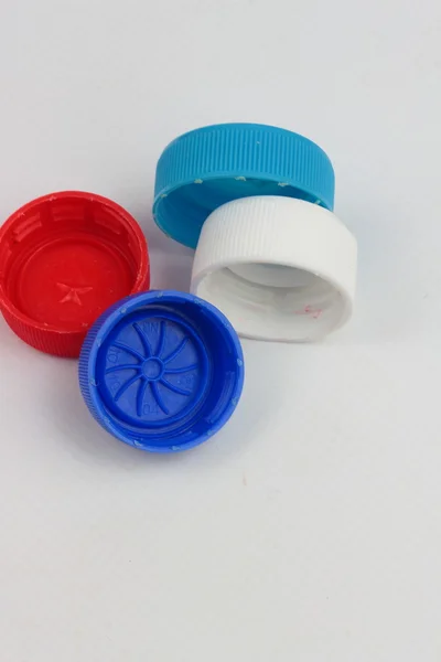 Plastic Caps of the bottle — Stock Photo, Image