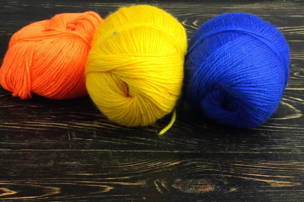 Colored yarn for knitting — Stock Photo, Image