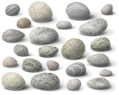 Rock set clipart