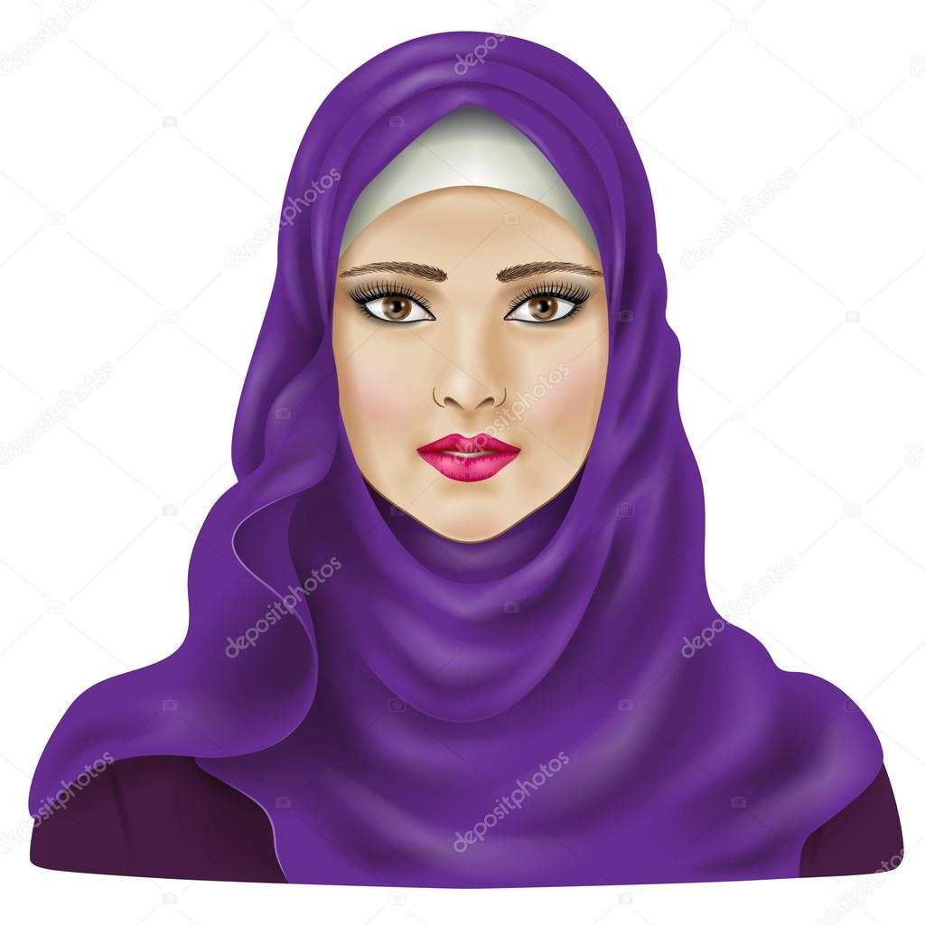 Muslim simple girl image