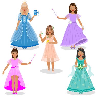 Sevimli küçük periler ve prensesler
