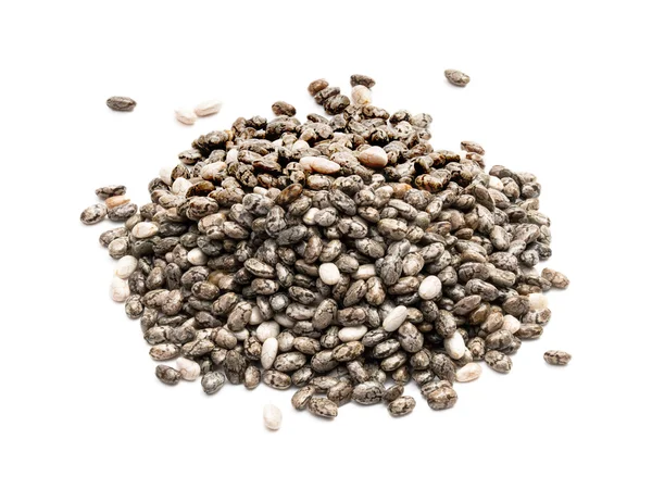 Pequeña pila de semillas de chía — Foto de Stock