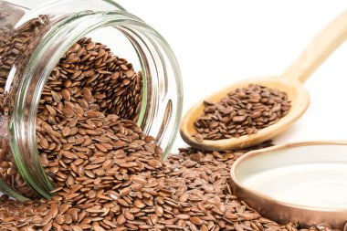 Linseeds cam kavanozda