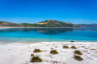 Salda Lake manzarası. Burdur, Türkiye.