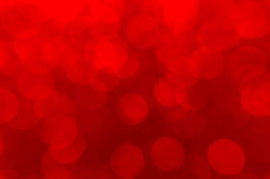 Sevgililer Günü arkaplanı için sıcak kırmızı ışıklar. Kırmızı bokeh ve kırmızı arkaplan.