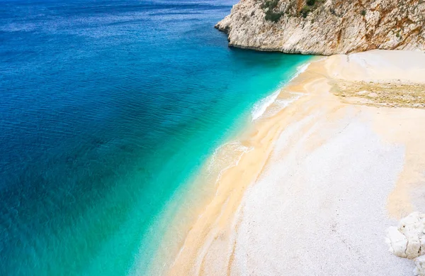 Τοπίο Της Παραλίας Καπούτας Στο Kas Kalkan Antalya Τουρκία Λυκικός — Φωτογραφία Αρχείου