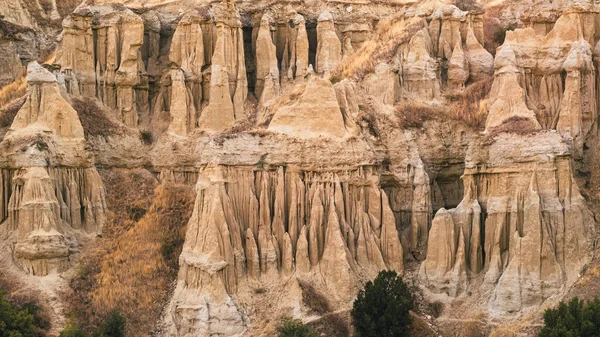 Geoparque Volcánico Kula Chimeneas Hadas Sitio Patrimonio Geológico Situado Kula — Foto de Stock