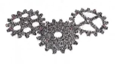 Kalabalık oluşturun ve hareketli bir çark yapısı oluşturun. 