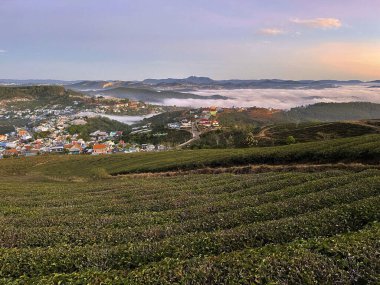 Lam Lam Lam Platosu 'nda şafak söküyor.