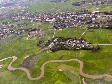 Uçaktan manzara çok güzel.