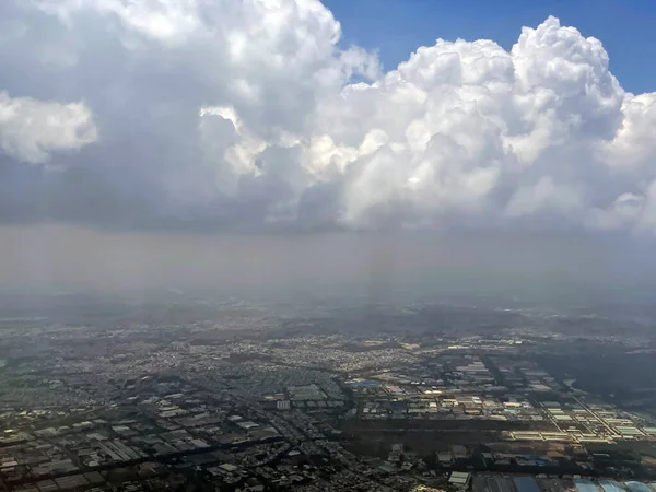 Chi Minh City Seen Plane — Stock Photo, Image