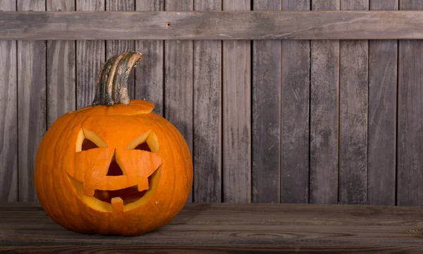 Carved pompkin — Stock Photo, Image