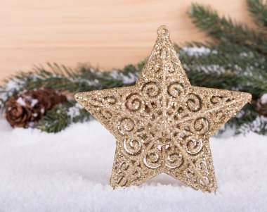 Karda tatil yıldız