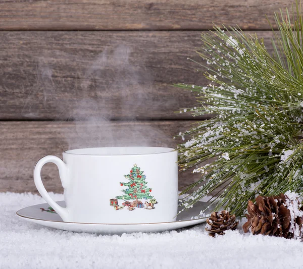 Christmas Coffee Cup — Stock Photo, Image