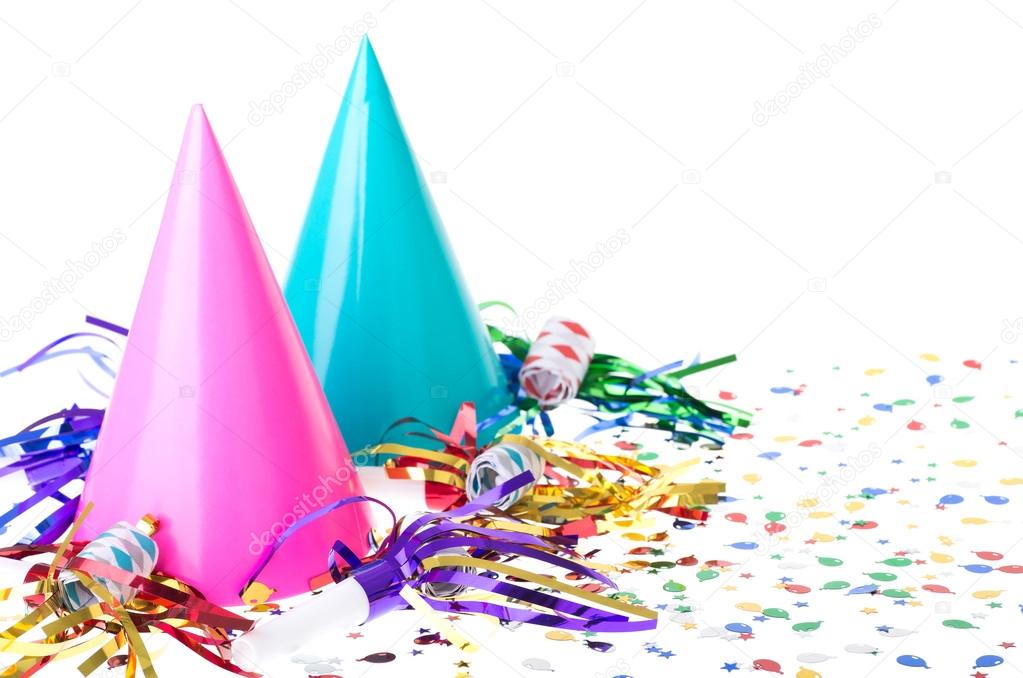Two Birthday Party Hats