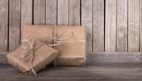 Two Brown Packages — Stock Photo, Image