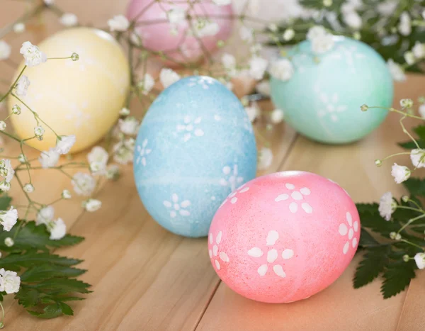 Group of Colored Easter Eggs — Stock Photo, Image