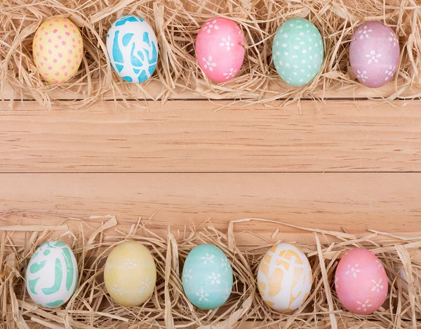 Velikonoční vajíčko hranice — Stock fotografie