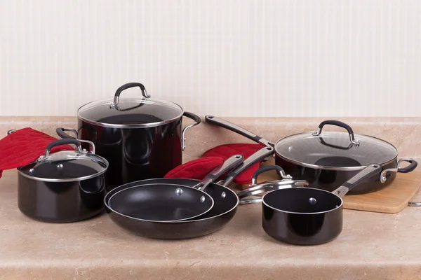 Kitchen Cookware Set — Stock Photo, Image